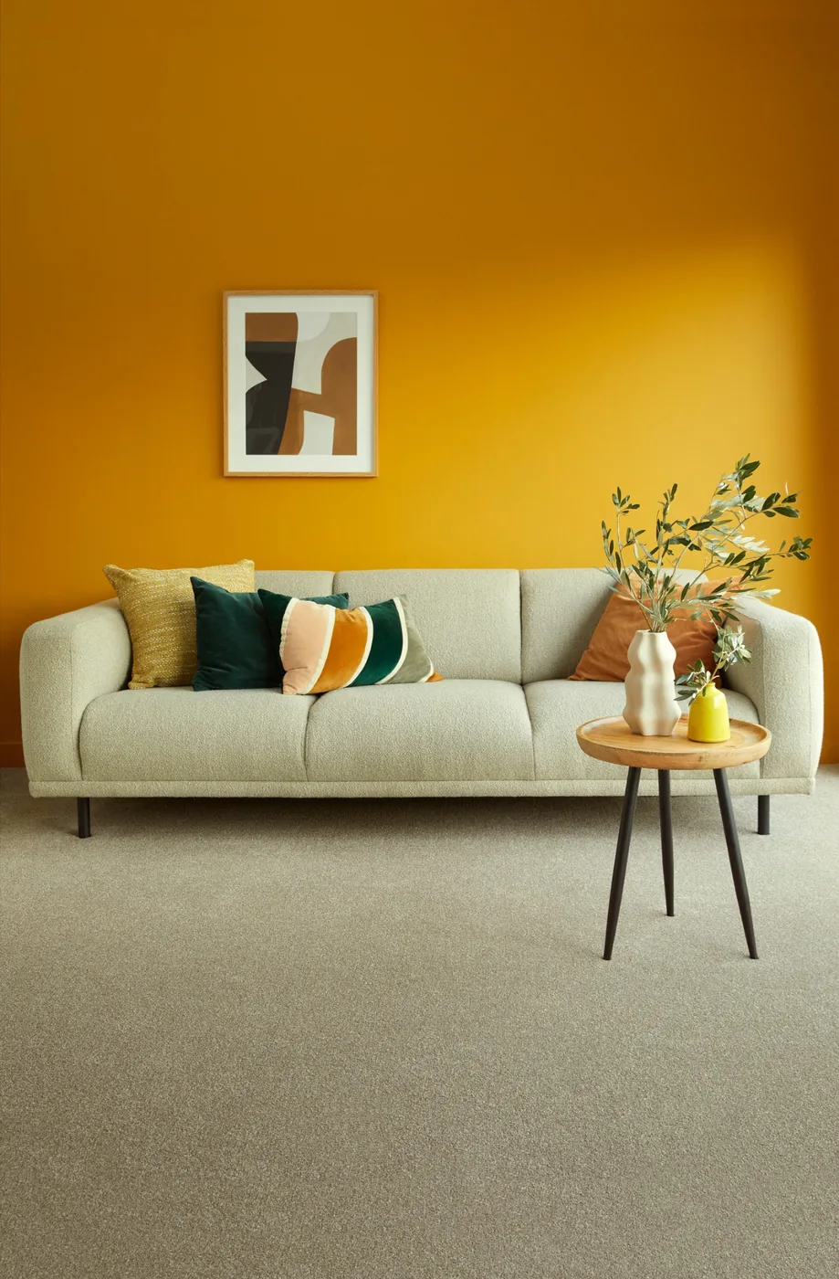 Cormar Primo Ultra carpet in Beaver, room scene