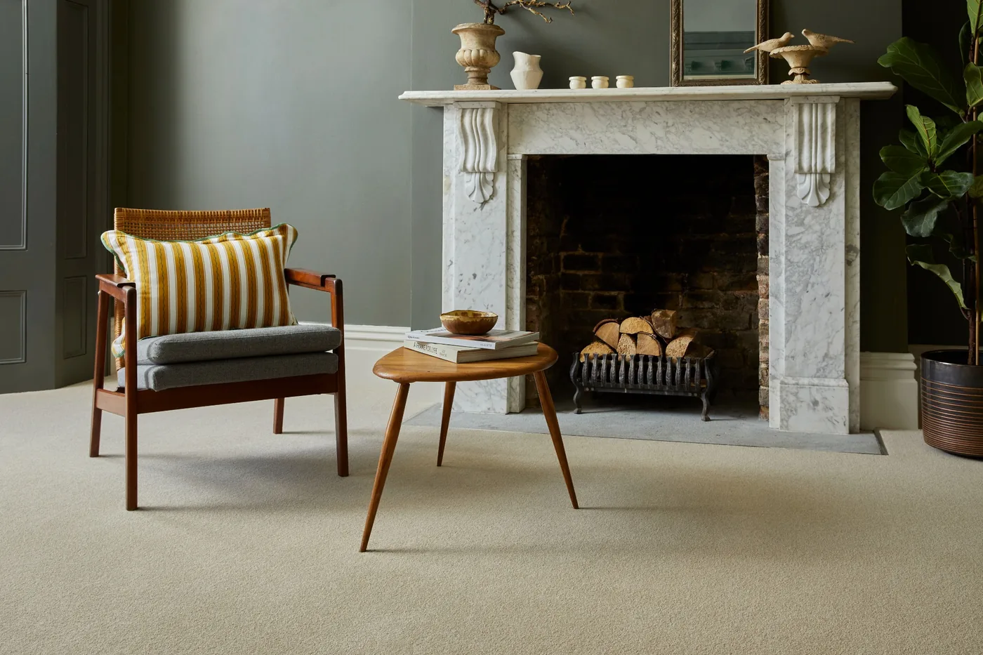 Cormar Hamstead carpet in Fossil, room scene