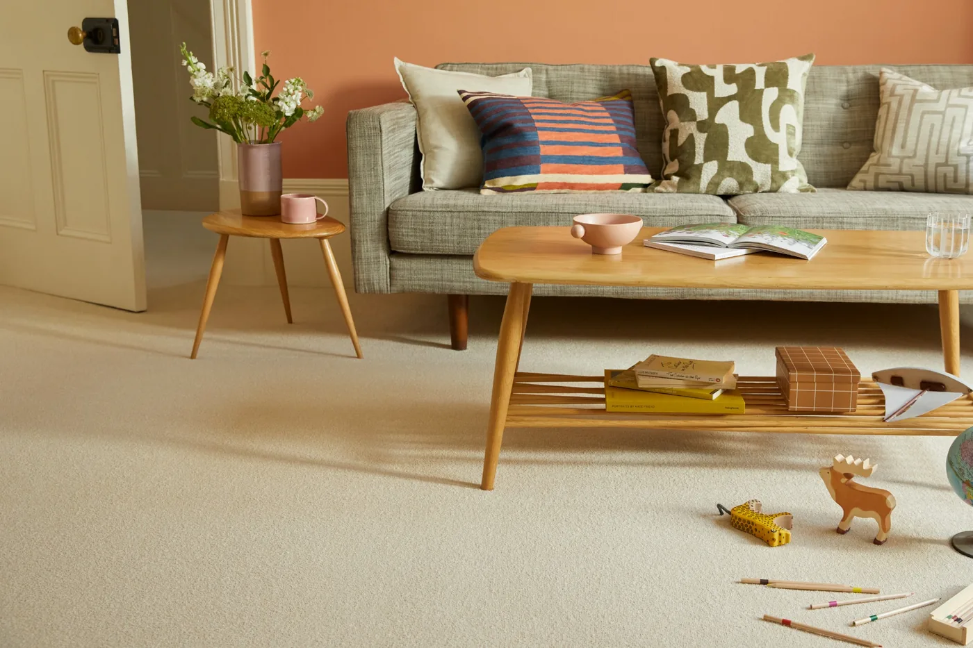 Cormar Primo Plus carpet in Ecru, room scene